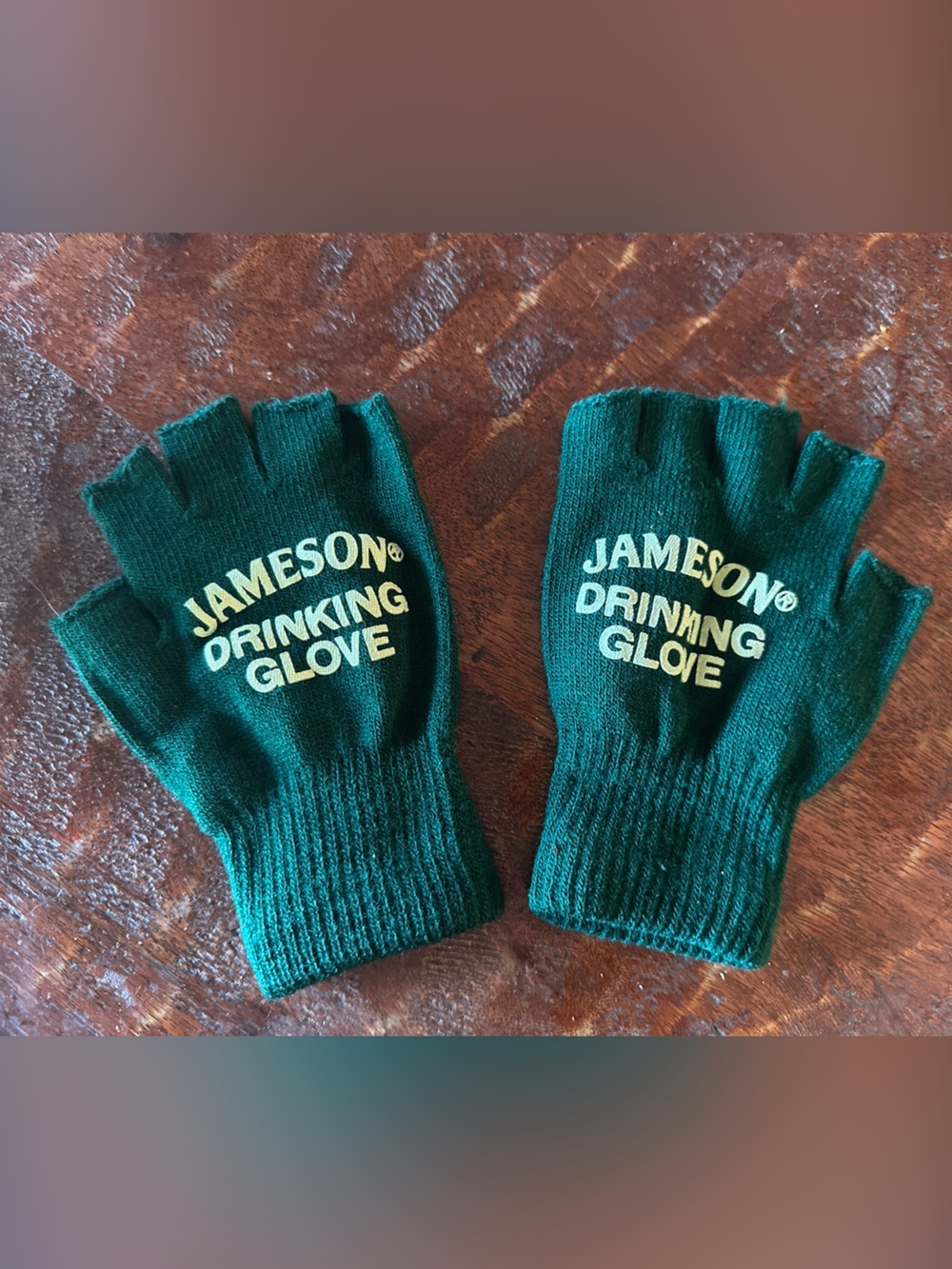 Jameson Green Drinking Gloves - Fingerless Winter Mitts